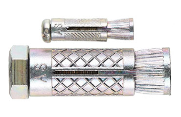 鉄 AYプラグボルト 皿ビス付(AY-ASF)(亜鉛ダイキャスト製)